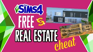 How to Get FREE REAL ESTATE in The Sims 4 🏡 | Sims 4 Cheat Codes