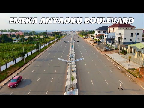 Emeka Anyaoku Boulevard Tour | Anambra Tower Of Light | Construction Of Barricade At New Govt. House