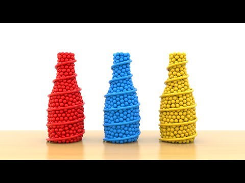 Learn Colors for Kids with Balls - Shapes and Colors Collection for Children