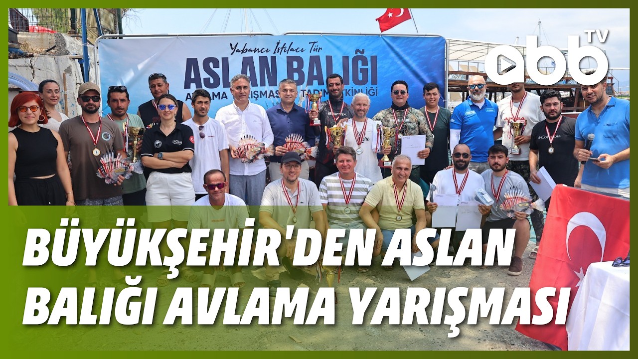 BÜYÜKŞEHİR'DEN ASLAN BALIĞI AVLAMA YARIŞMASI
