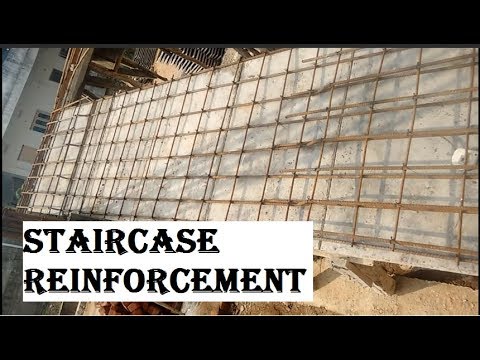 Staircases Reinforcement  Building construction part-14 || watch #civiltechconstruction Video