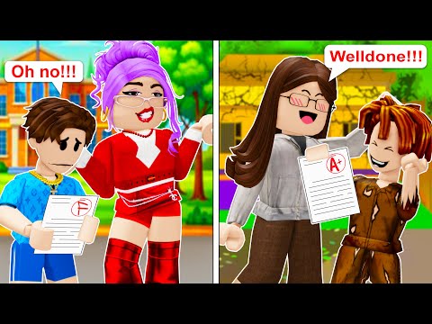 ROBLOX Brookhaven 🏡RP - FUNNY MOMENTS: Rich School and Poor School | Roblox Idol
