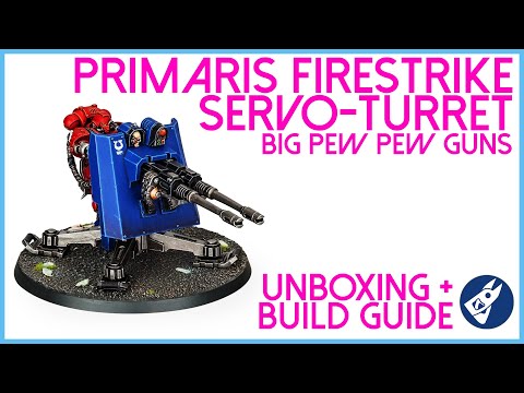 How to build Primaris Firestrike Servo-Turret. unboxing and build guide