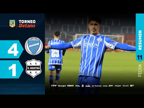 GODOY CRUZ 4 - 1 DEPORTIVO RIESTRA I Resumen del partido | #TorneoBetano 2024
