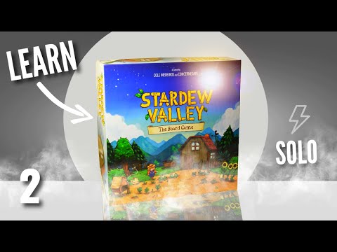 Stardew Valley | Solo Board Game Playthrough and Tutorial (Part 2 Finale)