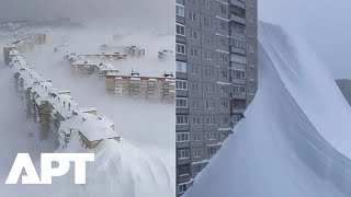 Russians Brave Record Snowfall As Kamchatka Buried Under Heavy Winter Storms | APT