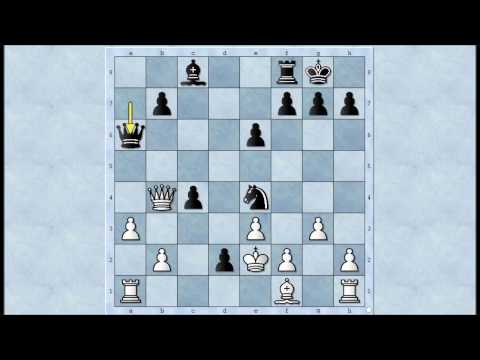 Pritisak pešacima i pretnja promocijom - KARASEV vs NEZHMETDINOV - Engleska partija  # 1029