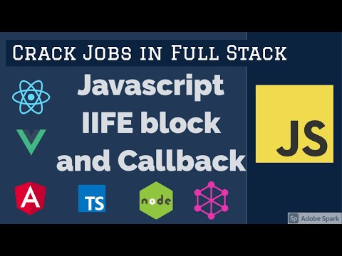 Javascript IIFE block and Callback 14