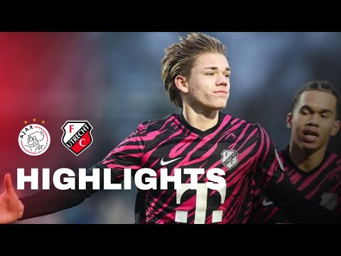 HIGHLIGHTS | Jong FC Utrecht VERSLAAT Jong Ajax in Amsterdam 💥