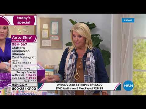 HSN | Crafter's Companion 10.02.2019 - 04 AM