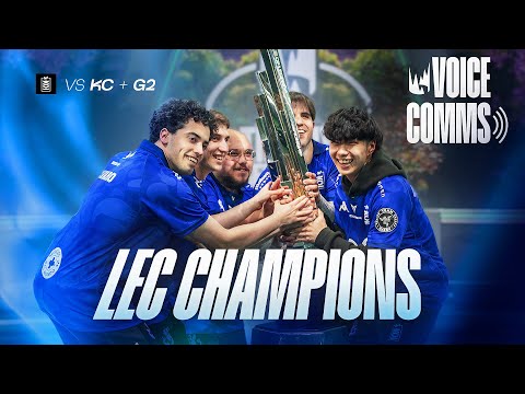 THIS IS WHAT BEING LEC CHAMPIONS SOUNDS LIKE 🏆– Voice Comms vs KC and G2