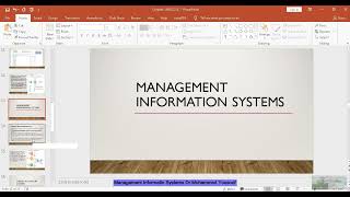 Management Information Systems ( MIS)