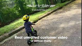 Brilrider FLIGHT: World's Lightest Balance Bike (Green)