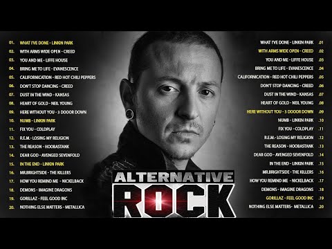 Linkin Park, Imagine Dragons, Coldplay, Creed, Evanescence, R.E.M🤘 Best Rock Songs Of 90s And 2000s