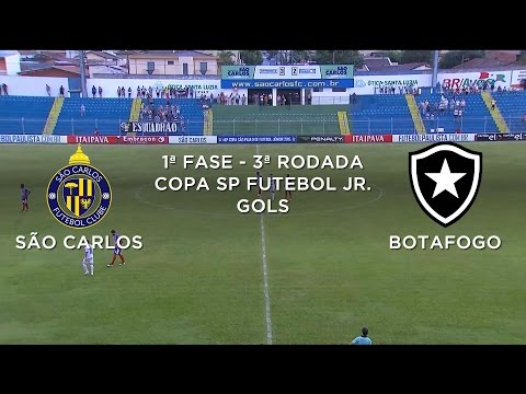 Gols - São Carlos-SP 3 x 4 Botafogo-RJ - Copa São Paulo Futebol Jr. - 10/01/2015