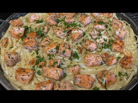 How To Make A Creamy Salmon Pasta | Salmon Pasta Recipe