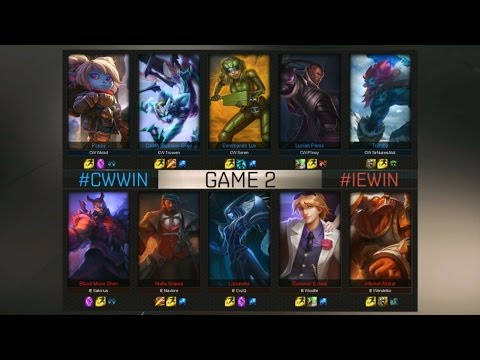 IE vs CW Highlights Game 2 - Inspire eSports vs Copenhagen Wolves - 2016 EU Challenger Spring