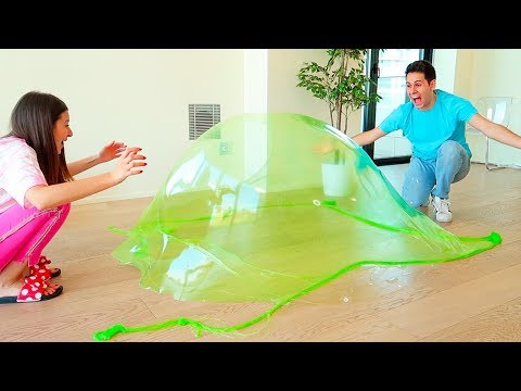 FARE UNA BOLLA GIGANTE DI SLIME CHALLENGE!!