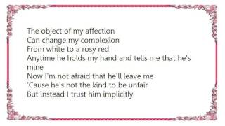 Emmy Rossum - The Object of My Affection Lyrics