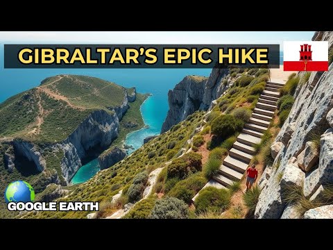 Flying Over Mediterranean Steps: Gibraltar’s Scenic Hike! 🥾✈️