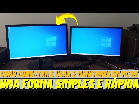 Vídeo: Como colocar 2 monitores no PC: dúvidas