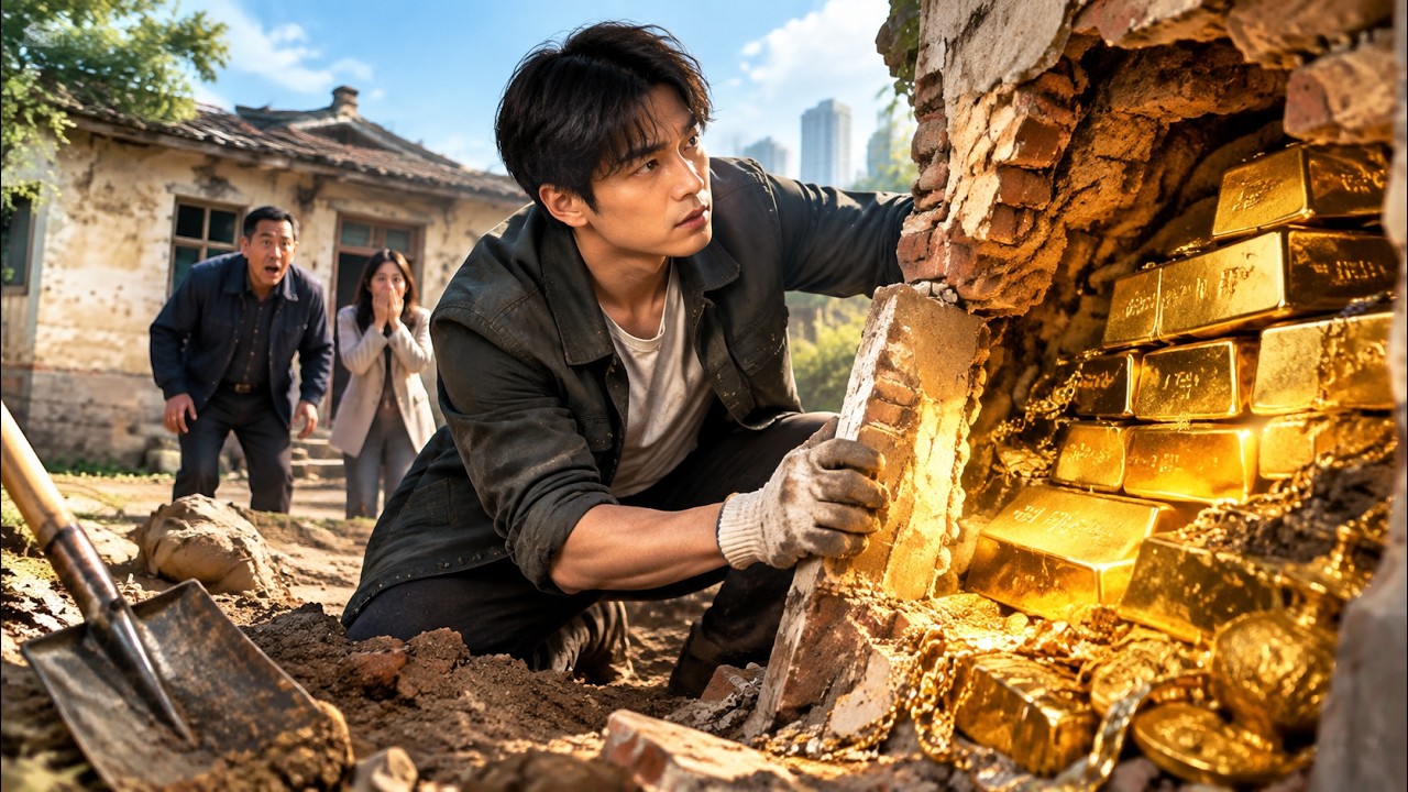 I spent 30K on a ruined house. Everyone mocked me, but I found gold inside! 💰🏡💥