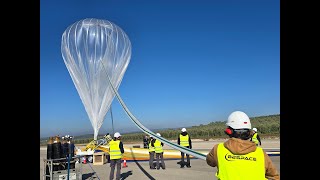 Diez TV Las Villas - B2Space x CATEC launch at Atlas Flight Center, Jaen