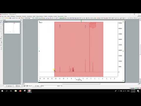 MestReNova quick tutorial | 1D Proton NMR
