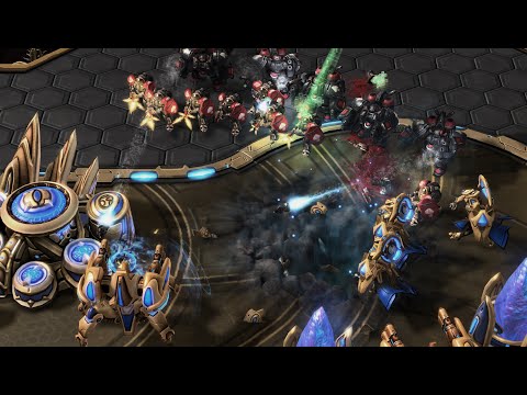 10-yr-old player! 4k! -  InaraFox (T) vs  Lolzfordayzz (P) on Pillars of Gold - StarCraft 2 - 2021