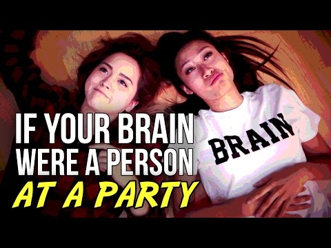 If your brain were a person... at a party | by LeendaDProductions