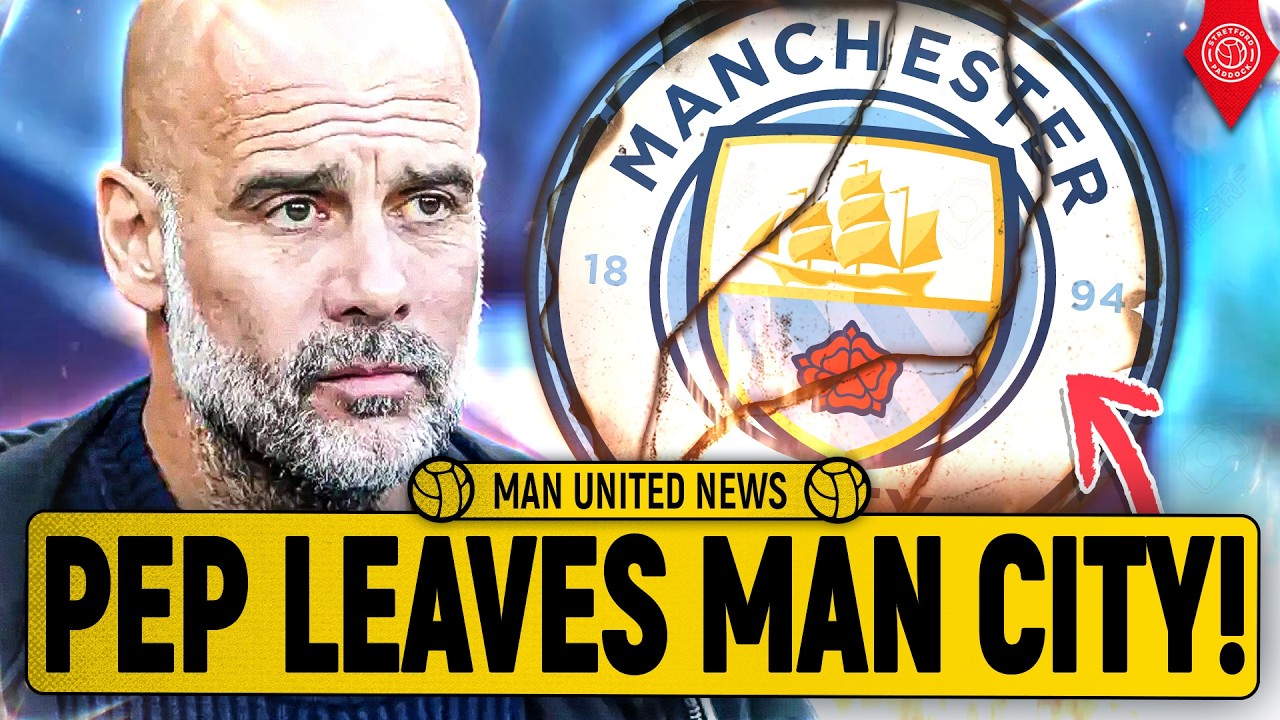 Pep Guardiola QUITS Manchester City! | Man United News