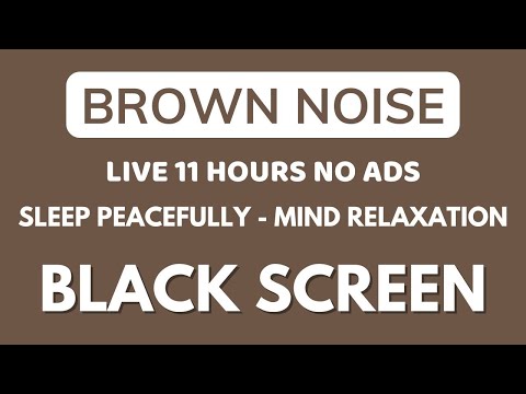 Green Noise Sound For Sleep Peacefully - Black Screen In 11 Hours | Mind Relaxation Sound To Healing