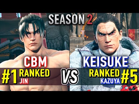 T8 🔥 CBM (#1 Ranked Jin) vs KEISUKE (#5 Ranked Kazuya) 🔥 Tekken 8 High Level Gameplay
