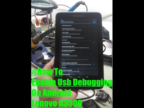 How to Enable USB Debugging Mode on Android Lenovo A3500