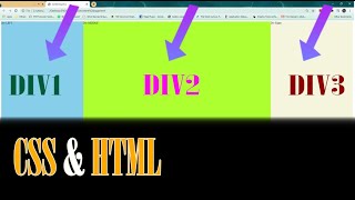 Aligning Divs Side by Side CSS &amp; HTML tutorial
