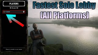Red Dead Online - Best Solo Lobby Method (No MTU change required)