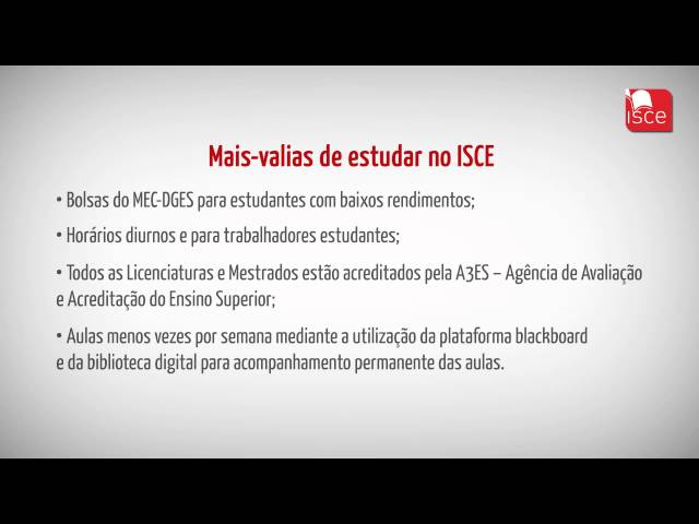 Institute of Educational Sciences Odivelas / Mangualde / Felgueiras vidéo #1