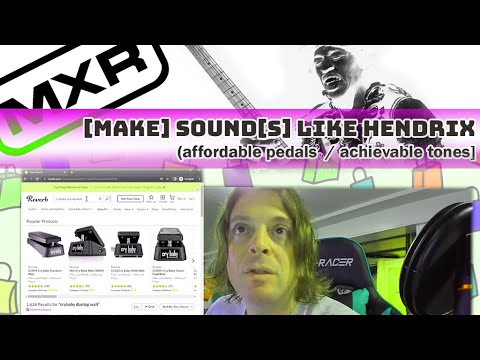 Jimi Hendrix Tone through MXR Effect Pedals:  These replicate the tone, you'll need to do the rest!