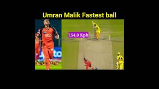 SRH vs CSK: 154 Kmph Yorker To MS Dhoni, Umran Malik  Fastest Delivery Of  Tata IPL 2022 #shorts