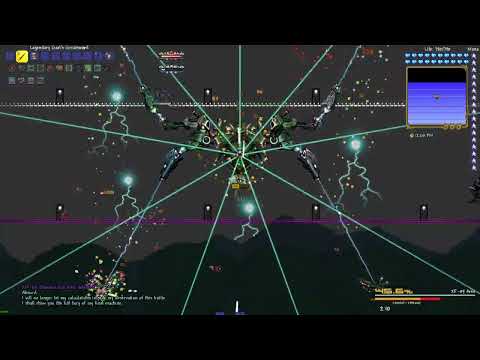 Terraria Calamity mod - Exo Mechs Nohit Revengeance mode