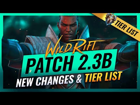 NEW UPDATE: Patch 2.3B Changes & TIER List (Lucian & Senna Release) - Wild Rift (LoL Mobile)