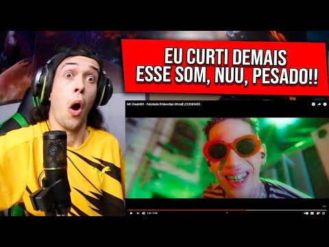 (esse mlk vai dominar a cena do trap 🔥) MC Draak081 - Falsidade - REACT/REAGINDO