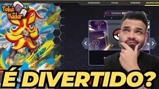 Meu primeiro pré-release foi no Pokémon TCG Live e eu ADOREI
