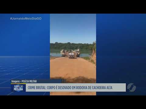 Corpo é desovado em rodovia de Cachoeira Alta