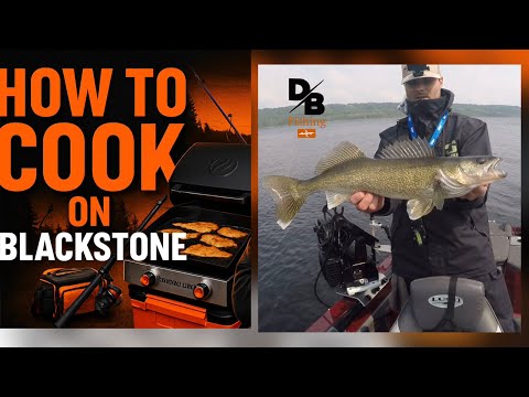 CRUSHING SHALLOW WATER WALLEYE! | HOW TO COOK FISH ON A BLACKSTONE