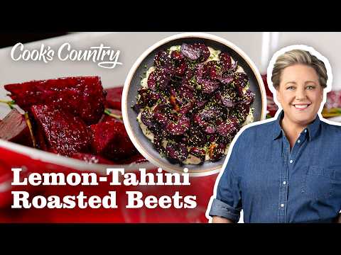 The Best Way to Cook Beets: Roasted Beets with Lemon-Tahini Dressing