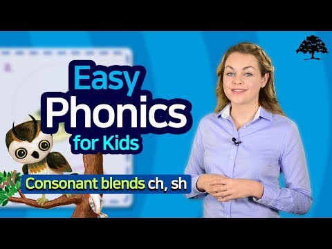 Easy Phonics 2 (Unit 11: Consonant blends ch, sh) | Phonics for Kids | Alphabet | Learn to Read