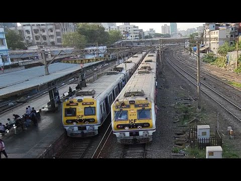 Fast-Forward Mumbai: Time-Lapse of Local Trains Indian Railways