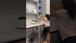 Laundry Room cleaning! #trending #cleaning #clean #laundry #youtubeshorts #viral