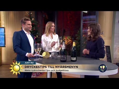 Sommelierens tips om bästa nyårsdrycken - Nyhetsmorgon (TV4)